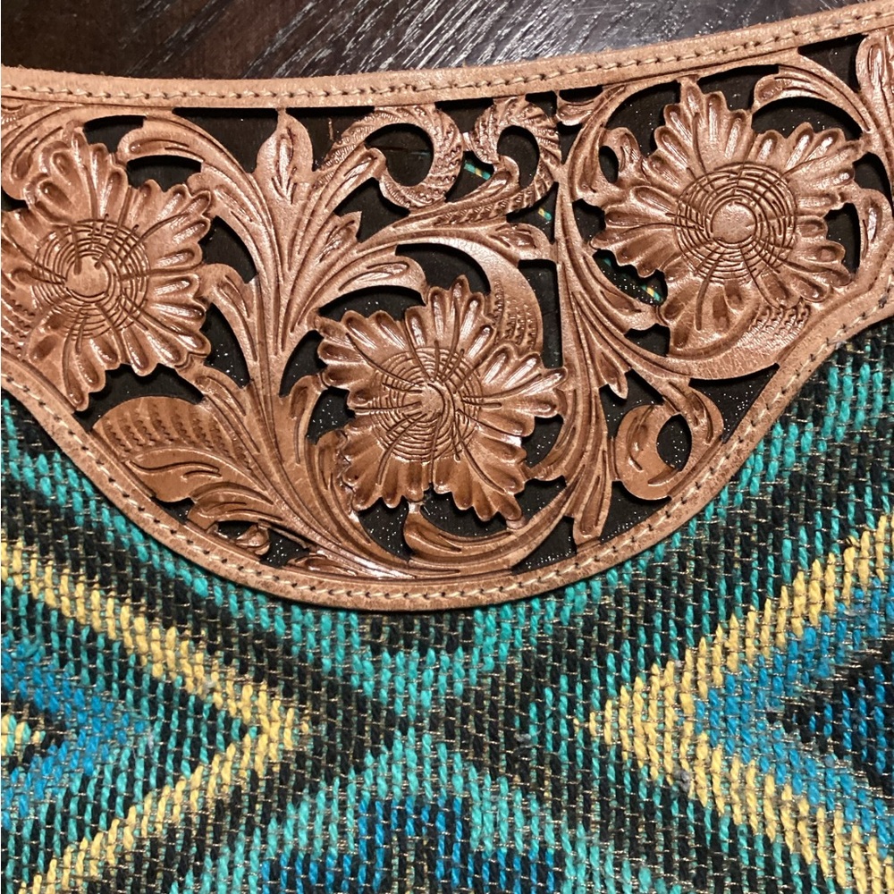 Myra Western Patterned Shoulder Bag - image 2